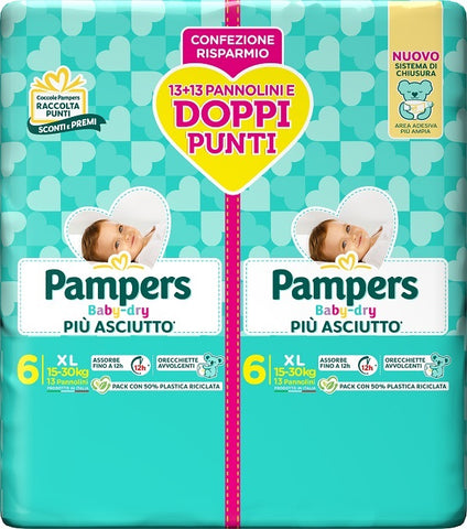 Pampers bd duo downcount xl26p