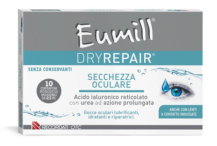 Eumill dryrepair gtt ocul 10pz Imagem principal do produto