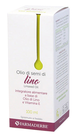 Olio alimentare semi lino 100m