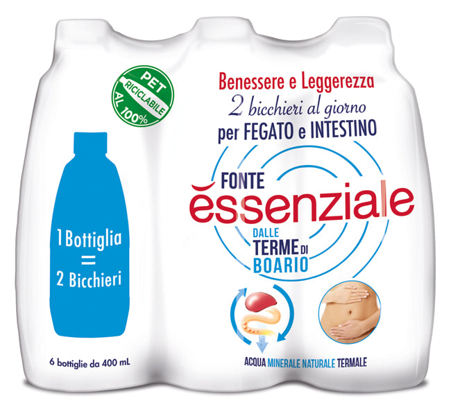 Fonte essenziale pet 6x400ml