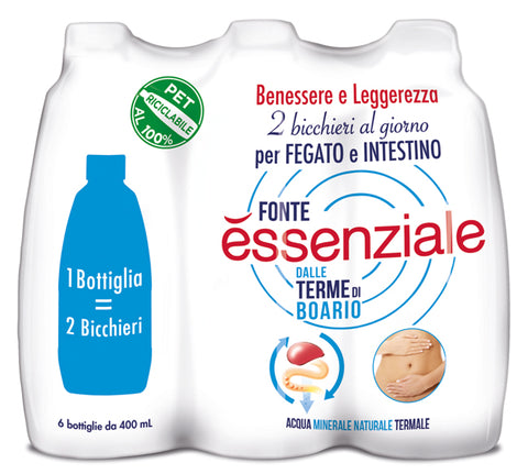 Fonte essenziale pet 6x400ml