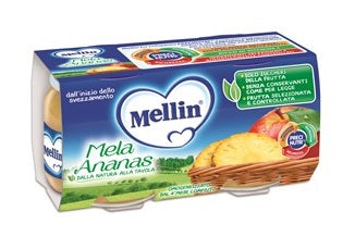 Mellin omog mela ananas 2x100g