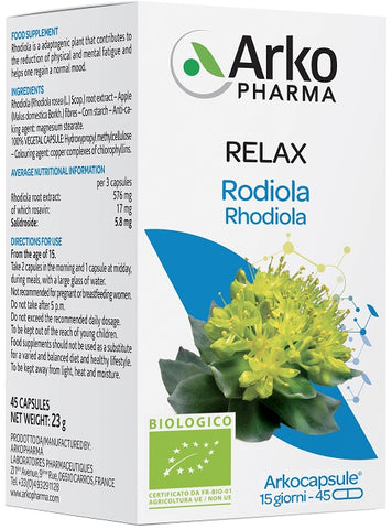 Rodiola 45cps bio n/f arkofarm