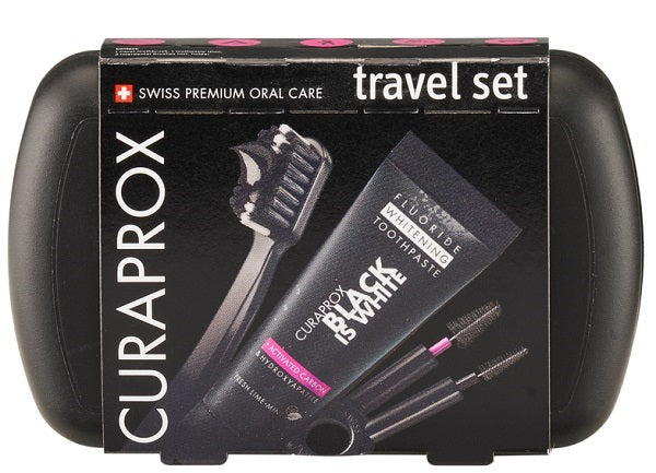 Curaprox black is white travel