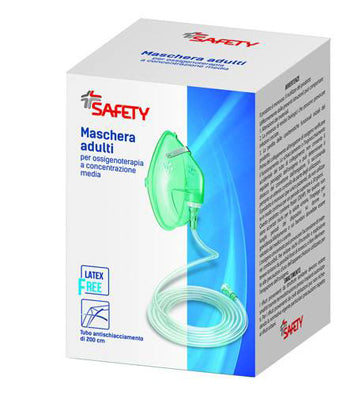 Maschera ossigenoterapia c/tub