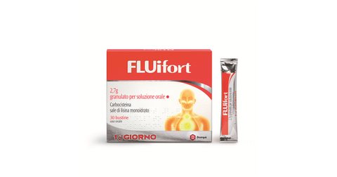 Fluifort granulato 2,75 gr carbocisteina mucolitico 30 bustine