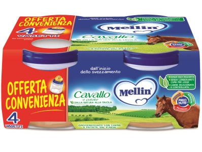 Mellin omog cavallo 4x80g