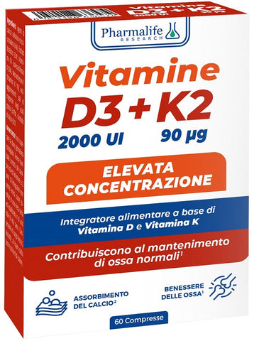 Vitamine d3+k2 60cpr