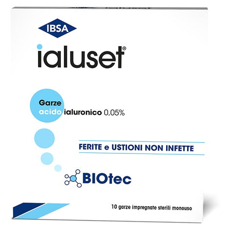 Ialuset garze 10cmx10cm 10pz