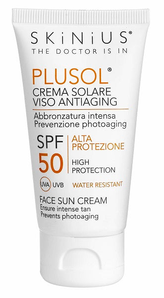 Plusol crema solare spf50 50ml Imagem principal do produto