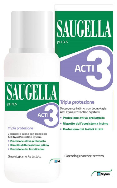 Saugella acti3 det intimo250ml