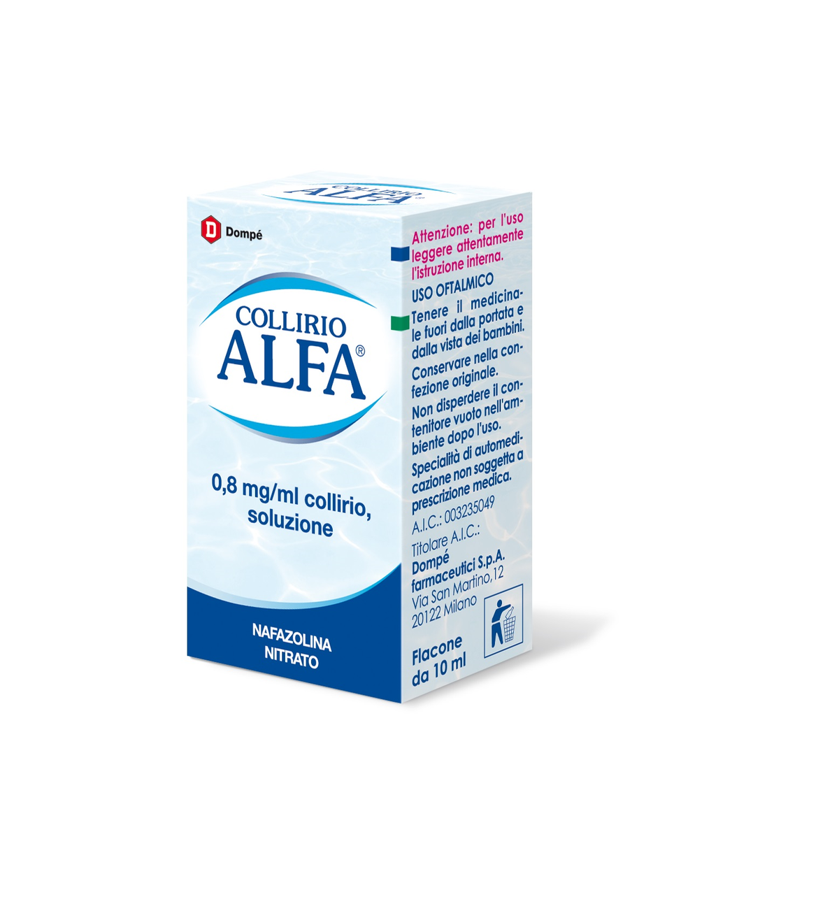 Collirio alfa*gtt 10 ml