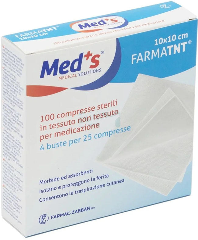 Garza meds tnt 10x10cm 100pz