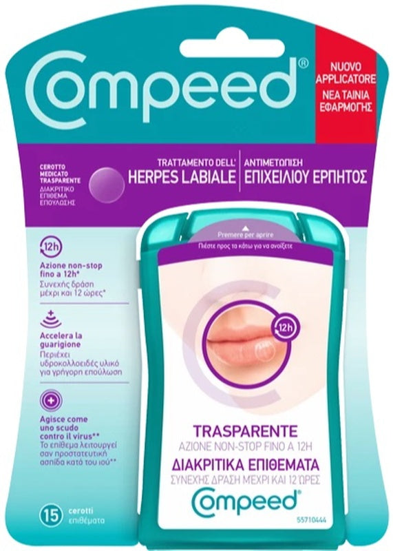 Compeed herpes labiale 15pz Imagem principal do produto