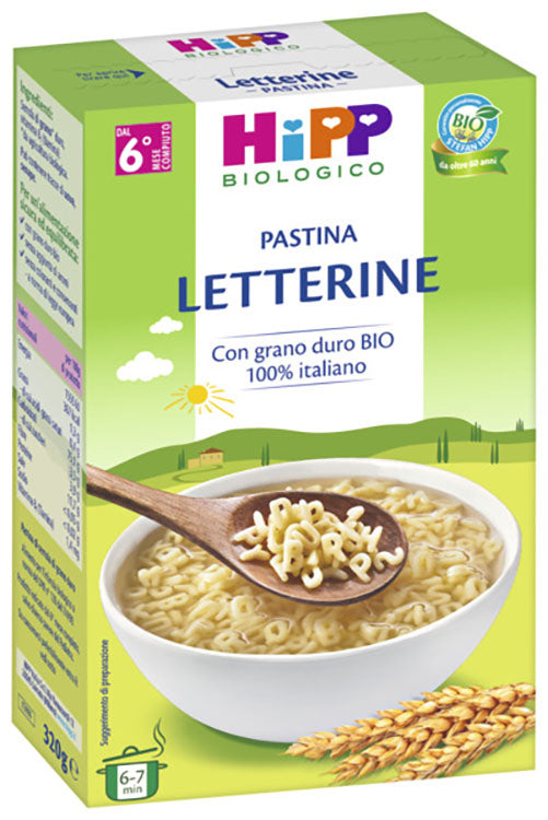 Hipp bio pastina letterine320g