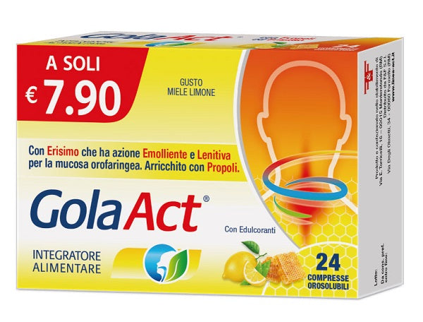 Gola act miele limone 24cpr f