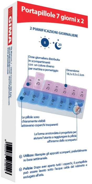 Portapillole sett. 7ggx2 41501