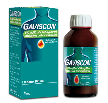 Gaviscon*os 500+267mg/10ml 200