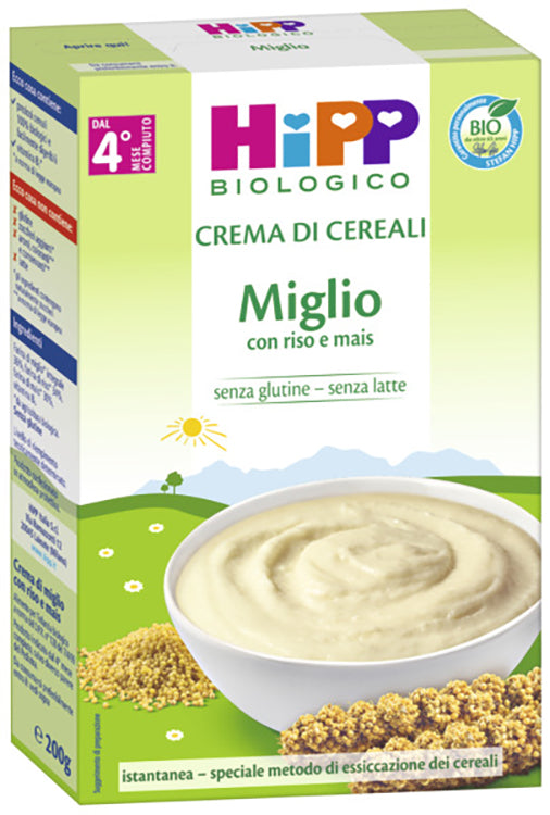 Hipp bio crema cereali miglio