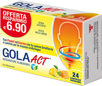 Gola act miele limone 24cpr f