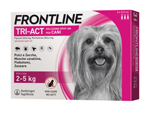Frontline tri-act*3pip 2-5kg Imagem principal do produto