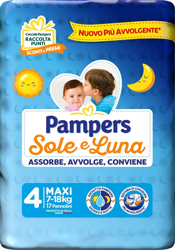 Pampers sole&luna maxi 17pz