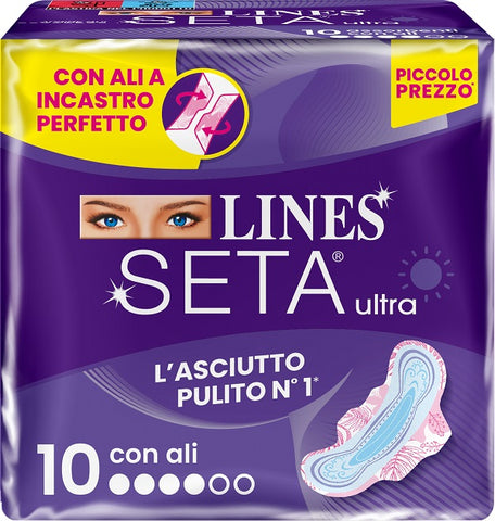 Lines seta ultra ali dwct 10pz