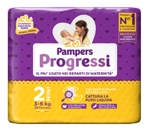 Pampers prog mini 28pz Image principale du produit