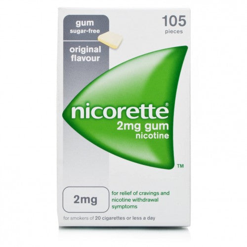 Nicorette*105 gomme 2 mg
