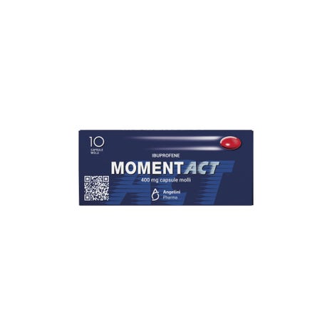 Momentact 400 mg ibuprofene analgesico 10 capsule molli