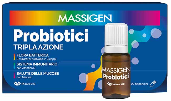 Massigen probiotici10flx8ml pp