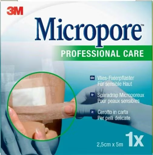3m micropore surg t m5x25mm di Immagine principale del prodotto