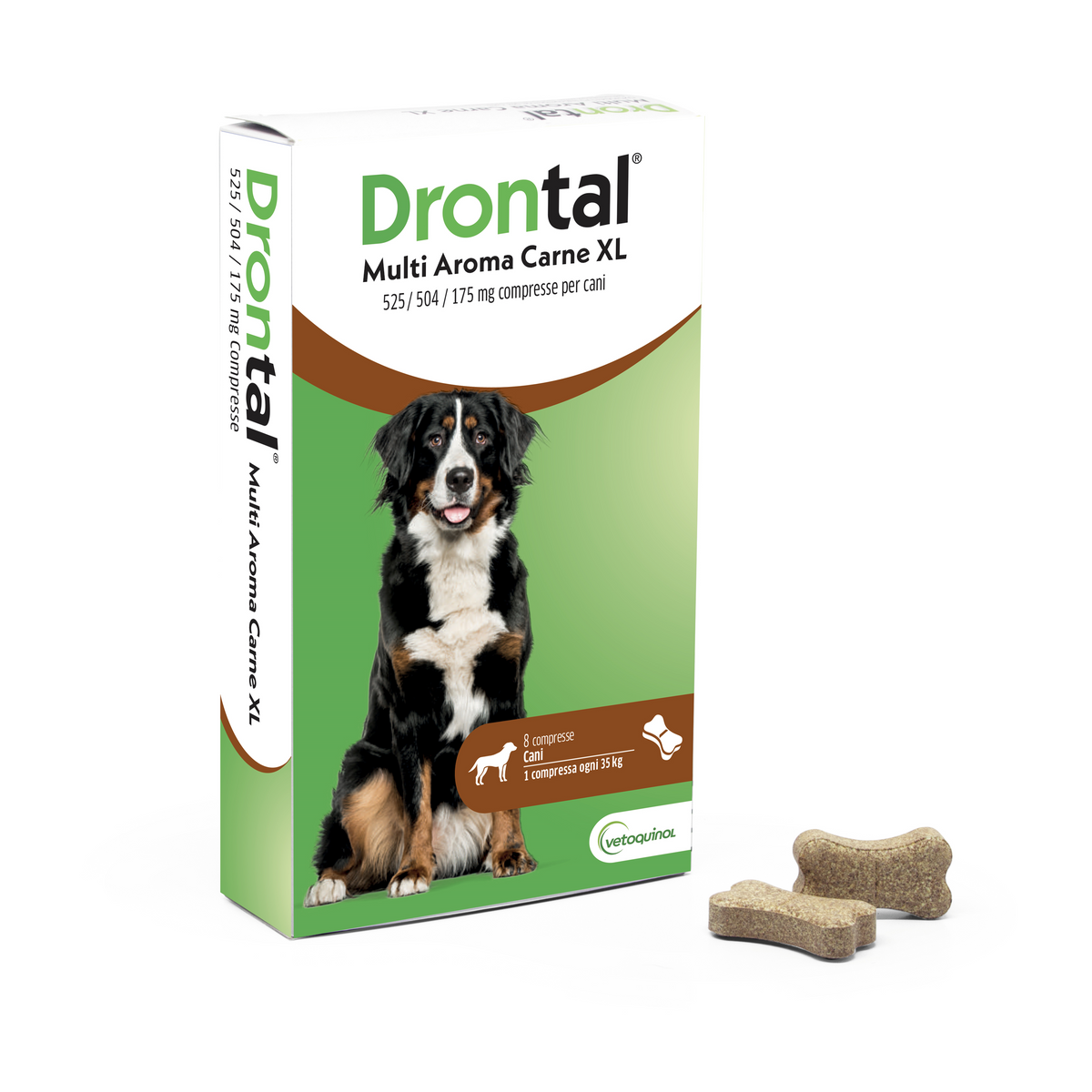 Drontal multi ar carne xl*8cpr