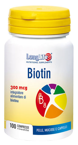 Biotin 100cpr 40g  longlife