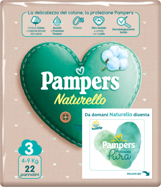 Pampers natur midi cp 22pz
