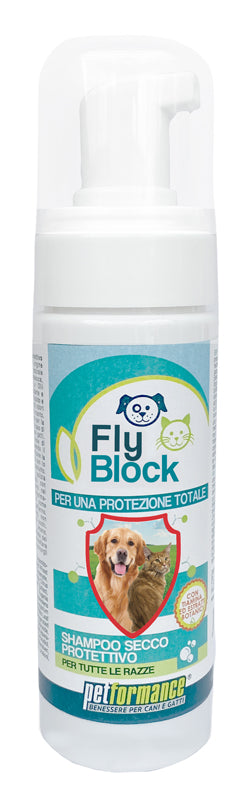 Flyblock shampoo sec cani/gat