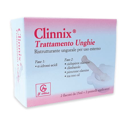 Clinnix trattamento ungh2x15ml