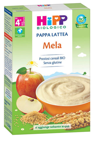 Hipp bio pappa lattea mela250g