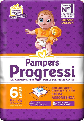 Pampers prog xl 17pz