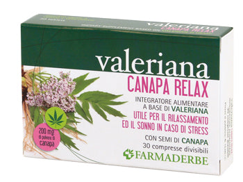 Valeriana canapa relax 30cpr