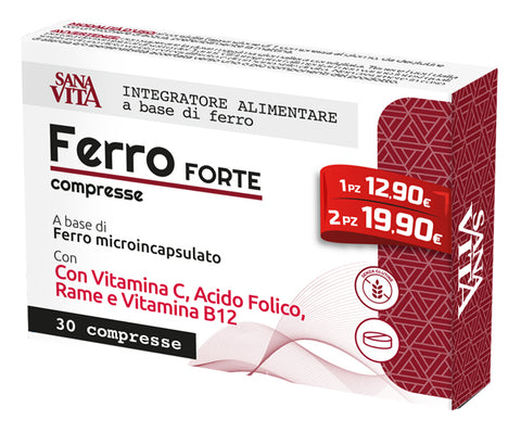 Sanavita ferro forte 30cpr pal