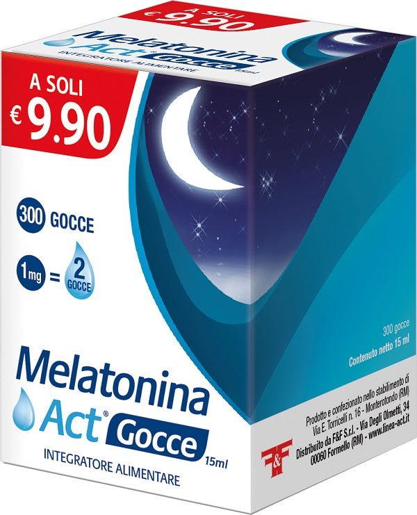 Melatonina act gocce 15ml