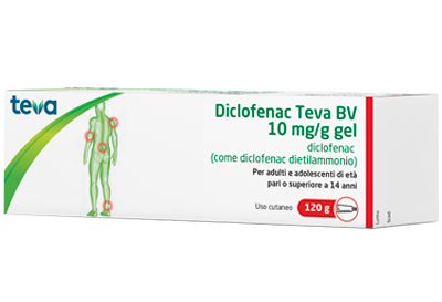 Diclofenac teva*gel 120g 1%
