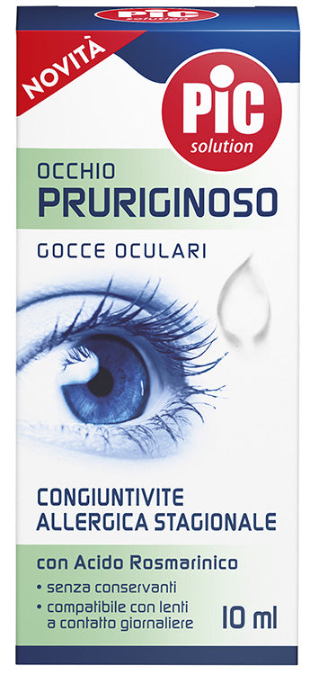 Pic gocce oculari occhio prur