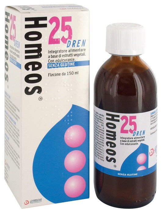 Homeos 25 dren 150ml Imagem principal do produto