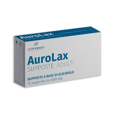 Aurolax supposte 2500mg 18supp Image principale du produit