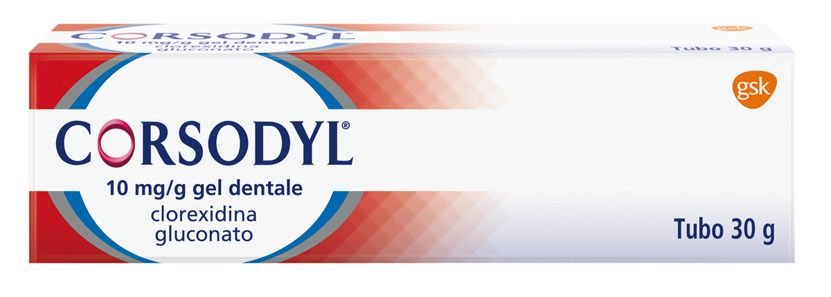 Corsodyl*gel dent 30g 1g/100g