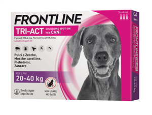 Frontline tri-act*3pip 20-40kg