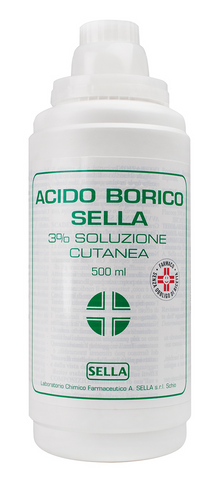 Acido borico sella*3% 500ml