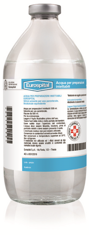 Acqua distill 500ml x prepar/i
